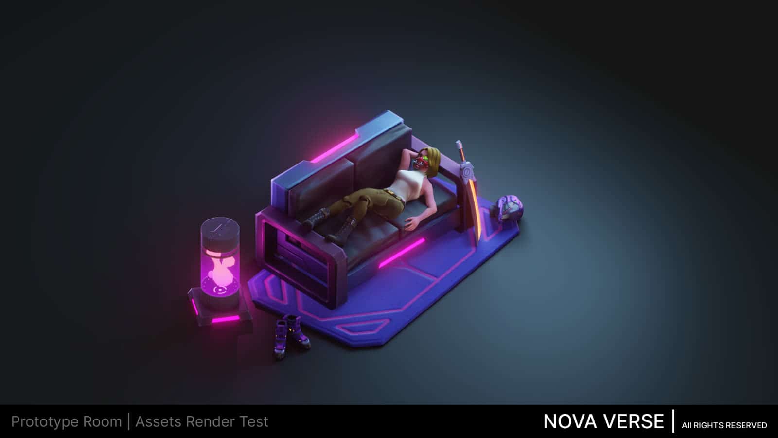 Battle For NOVA — Generative VR Room render thumbnail 77