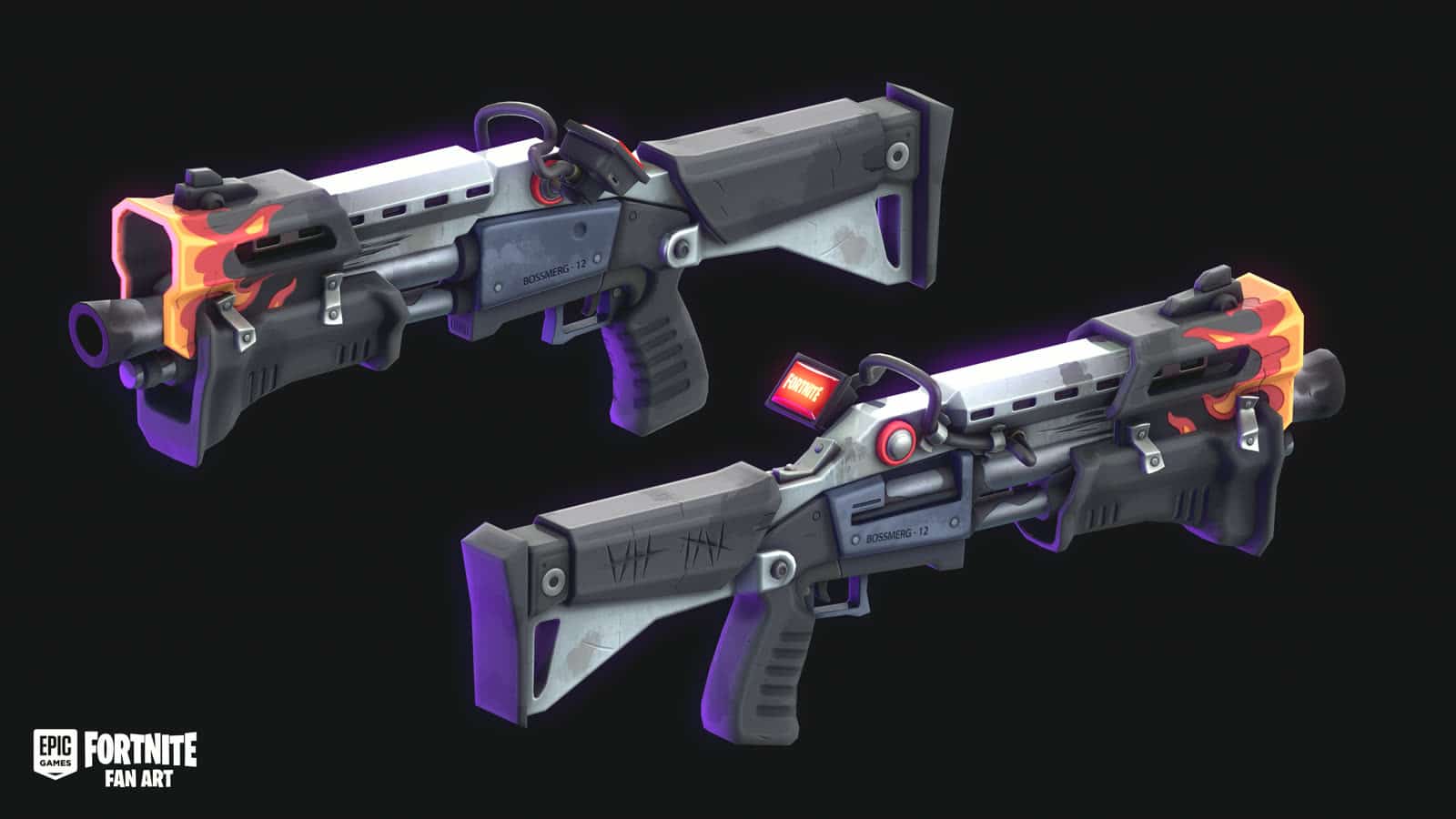 Bossmerg-12 Shotgun render thumbnail 3