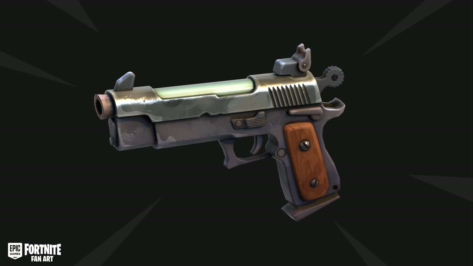 Fortnite Pistol render thumbnail 5