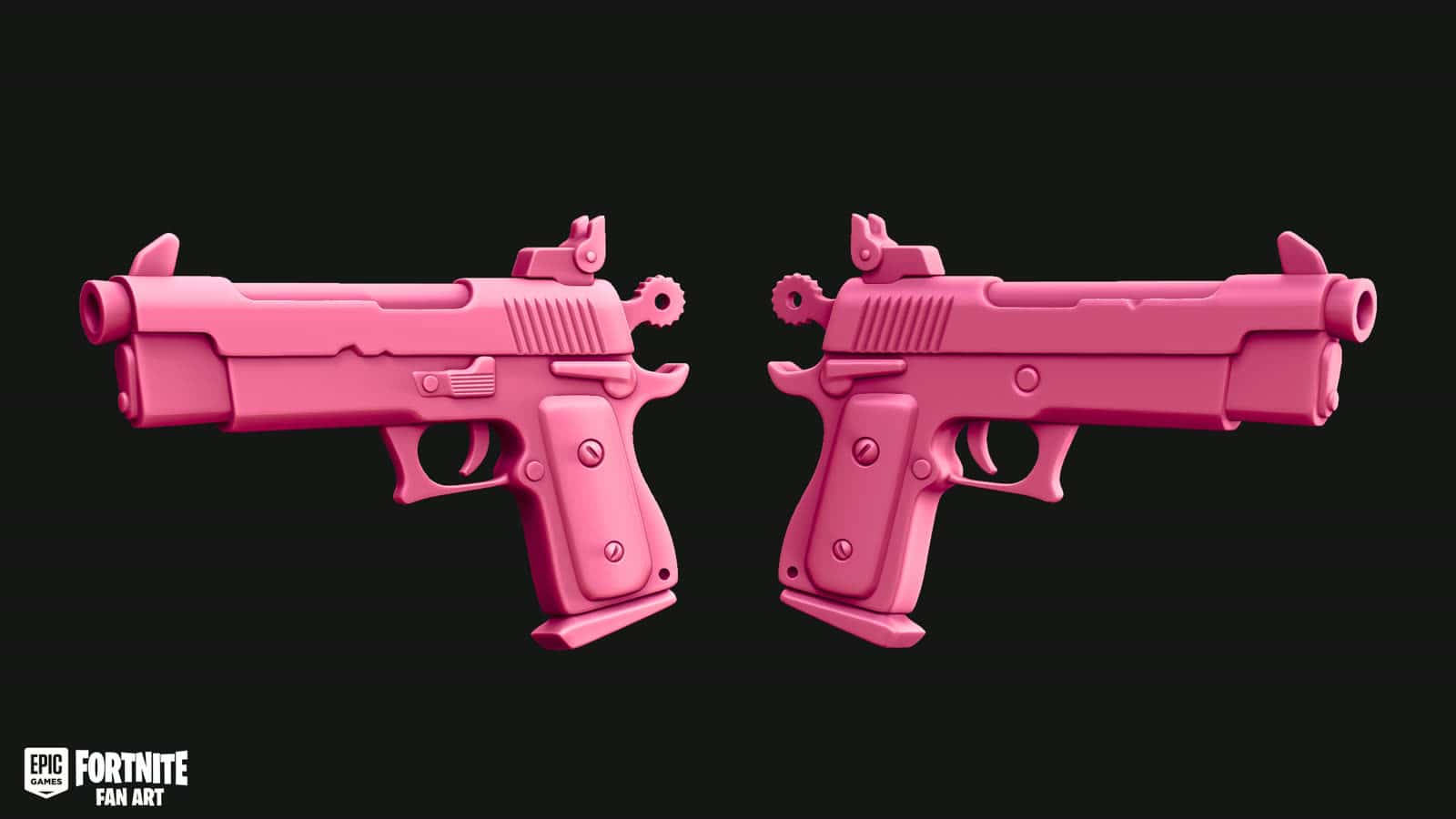 Fortnite Pistol render thumbnail 7