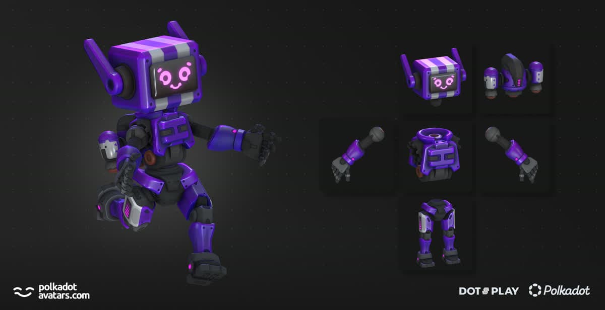 Omni Avatar modular asset render 101