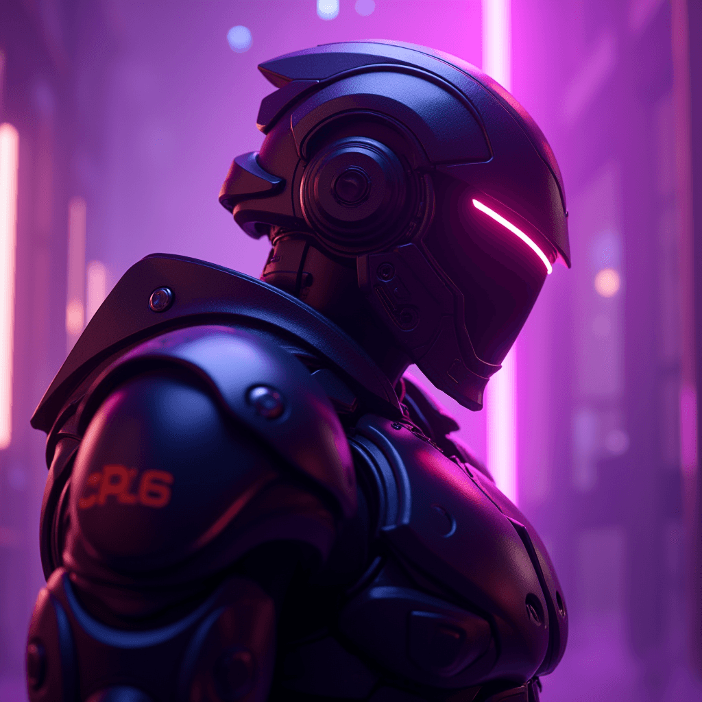 Sci-fi armored soldier